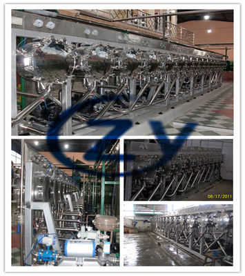 Công suất lớn Dây chuyền sản xuất tinh bột Yam / Máy tinh bột sắn 304