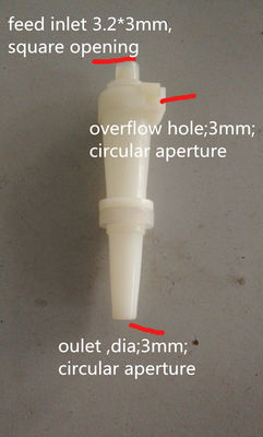 Máy công nghiệp Tinh bột Phụ tùng Cao su trắng Lốc xoáy 10 mm hoặc 15mm