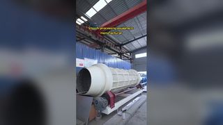 Máy bóc vỏ quay bằng thép không gỉ được thiết kế bởi các chuyên gia