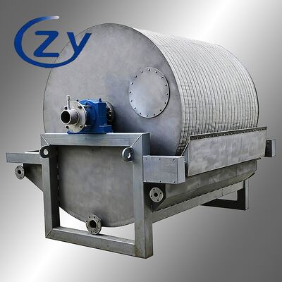 Bộ lọc chân không Stainless Steel SS304 hiệu suất cao cho 2-8t / h Starch Dewatering với hoạt động liên tục 24 giờ