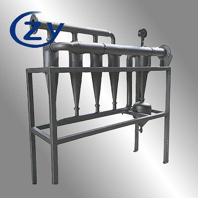 Thiết bị tách loại tinh bột đậu thạch cao Trực thăng Cyclone Desander Đặc biệt cho Tuber tinh bột Thanh lọc bùn