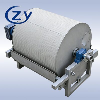 Bộ lọc chân không SS304 bằng thép không gỉ nhỏ gọn để khử nước tinh bột với công suất 2-8t/h và tốc độ trống có thể điều chỉnh