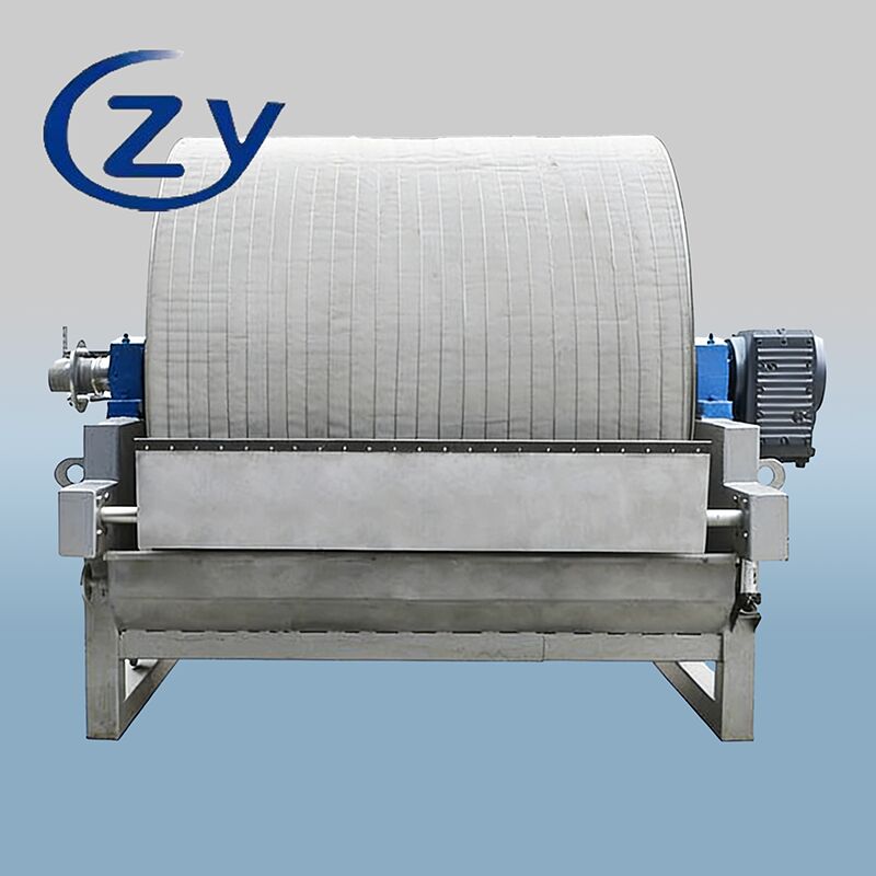 Máy lọc trống chân không bằng thép không gỉ để tách nước bùn tinh bột sắn khoai tây