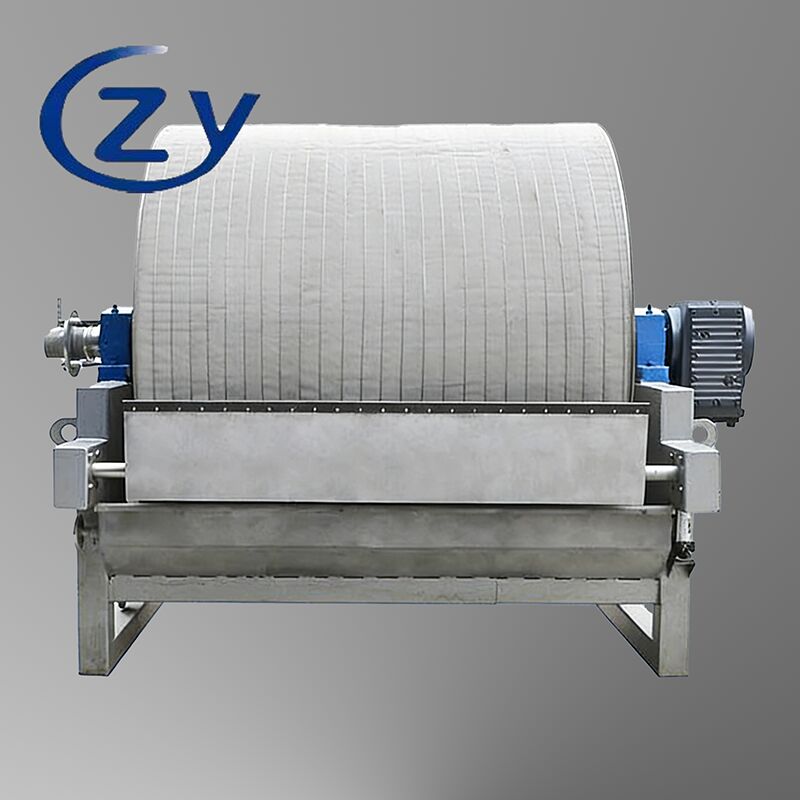Bộ lọc trống hút bụi cấp thực phẩm, đặc biệt để khử nước bùn tinh bột