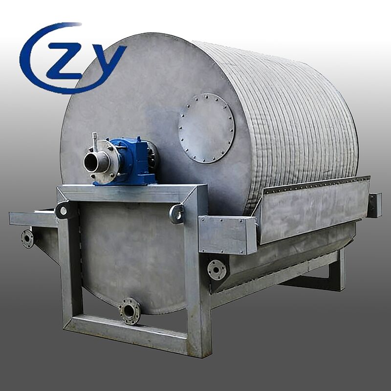 Bộ lọc trống chân không cấu trúc nhỏ gọn với mức tiêu thụ năng lượng thấp và thép không gỉ SS304 để khử nước tinh bột