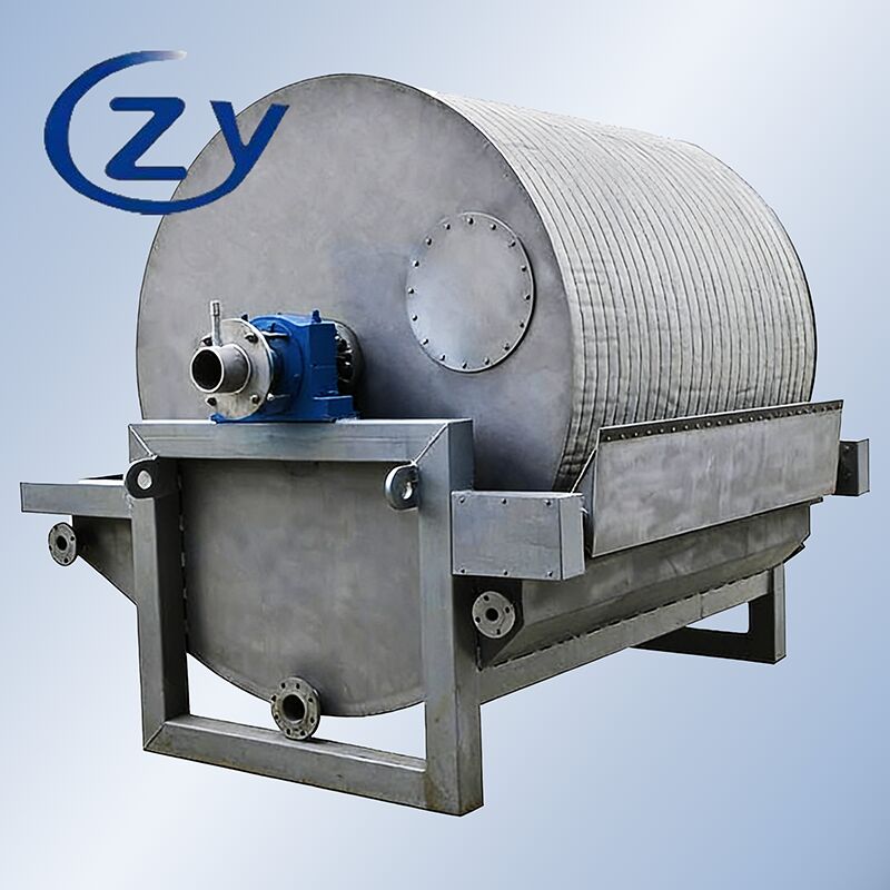 Bộ lọc chân không thép không gỉ công nghiệp SS304 với công suất 2-8t / h và động cơ tần số biến để khử nước tinh bột