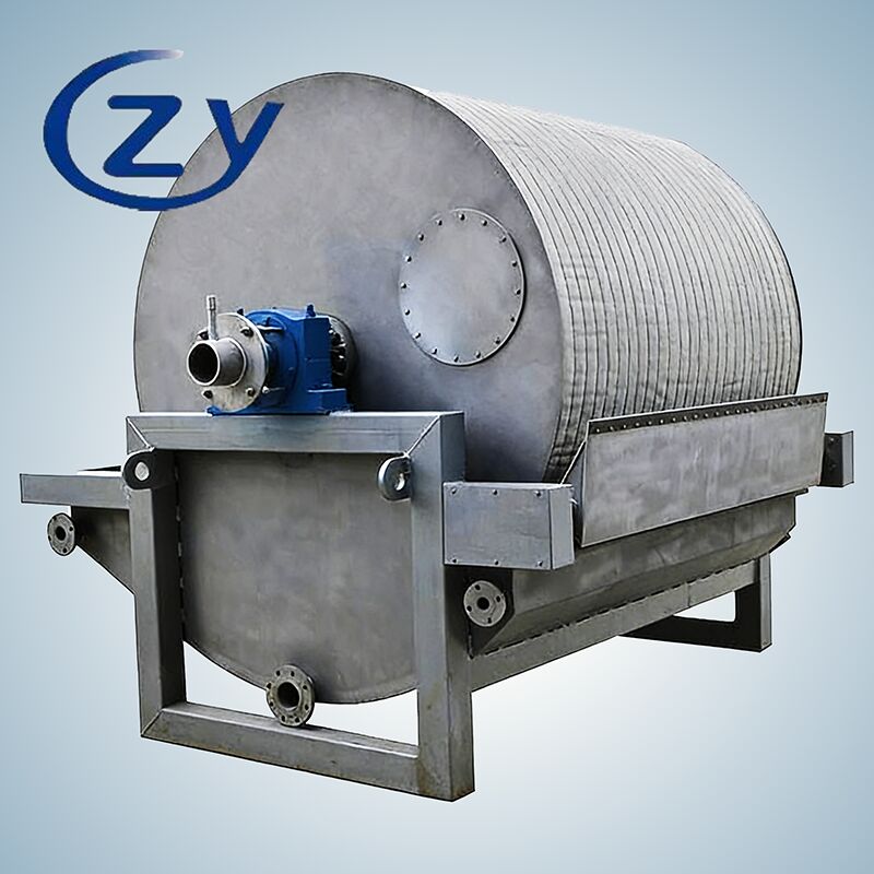 Bộ lọc trống chân không công nghiệp Thiết bị khử nước sản xuất quy mô lớn cho tinh bột tuber