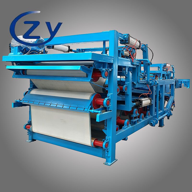 Máy lọc tách nước bằng đai áp suất cao có hệ thống làm sạch tự động cho máy tách nước tinh bột 4 tấn/giờ