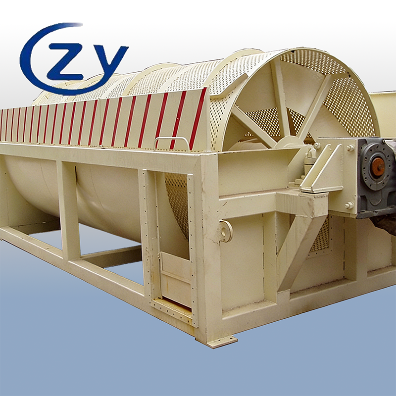 Máy tẩy cát hiệu quả cao Rotary Peeler Cassava Tẩy và giặt với nhiều giai đoạn giặt ngược dòng và xây dựng thép không gỉ