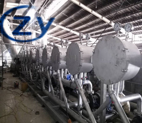 Phần tinh chế tinh bột sữa đa năng 21Be Cấu trúc máy SS 304