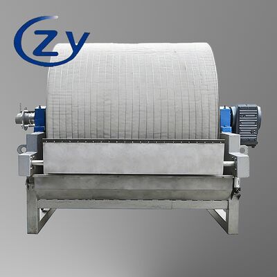 Bộ lọc trống hút bụi cấp thực phẩm, đặc biệt để khử nước bùn tinh bột