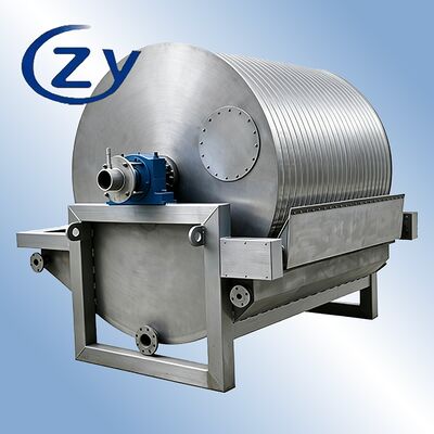 Bộ lọc trống chân không SS304 bằng thép không gỉ làm việc liên tục cho thiết bị khử nước tinh bột 2-8t / h