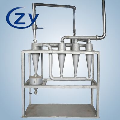 SS304 Stainless Steel Continuous-Flow Desander với công suất 10-20t / h và không có bộ phận di chuyển bên trong để loại bỏ cát mốc