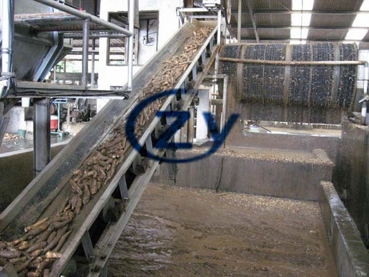 Máy chế biến tinh bột sắn thép không gỉ / Máy rửa sắn