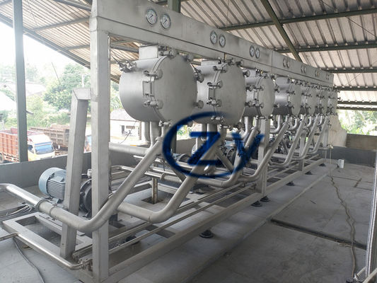 Nhà máy chế biến bột sắn hoàn toàn tự động Hoạt động đầu ra lớn