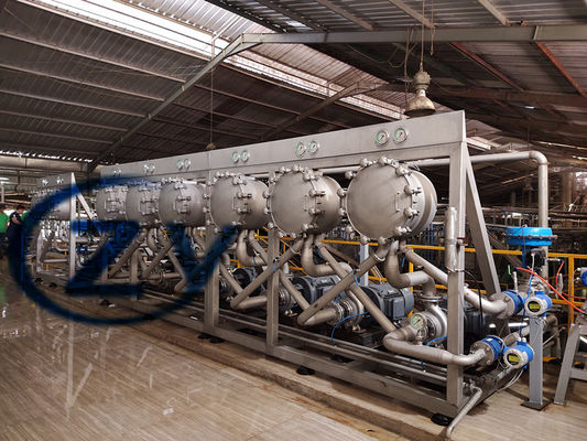 Máy tinh luyện tinh bột đôi Công suất xử lý 20t / H Sắn 45kw