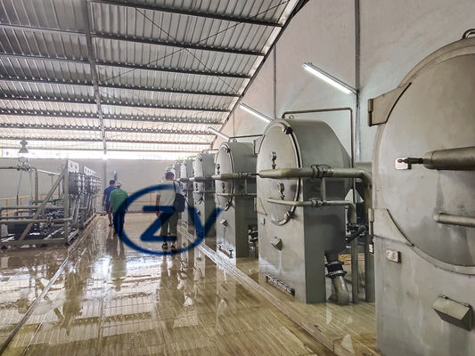 Máy tinh bột sắn màu trắng bạc / Rây khử nước đa chức năng