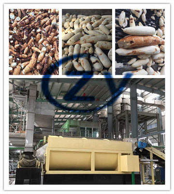 Máy loại bỏ cát Máy tinh bột khoai lang Máy giặt thùng quay sắn