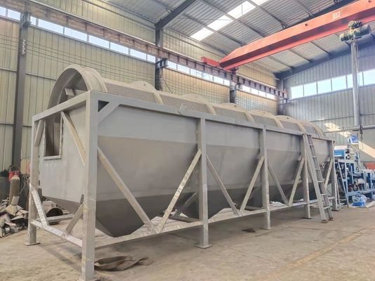 Công suất xử lý lớn Máy giặt quay lồng giặt sắn SS304 Chất liệu